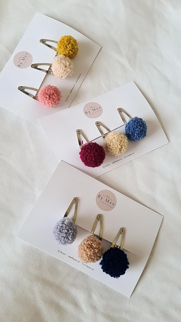 Wool Pompom 3pcs