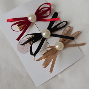 Christmas Shop: PearlSatin Bow giftset
